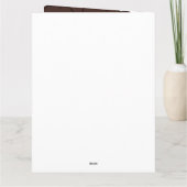 シックな女性植物愛好家ブロガー カード (裏面)