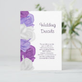 シックな家宝バラ結婚ズ詳細 エンクロージャーカード (スタンド正面)