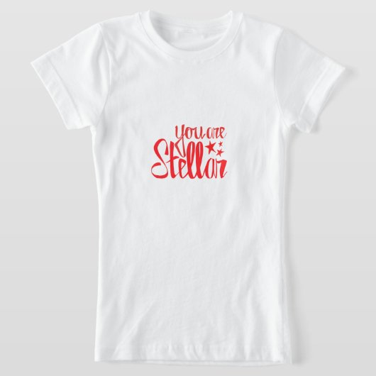シックな心地よい：女素晴らしの子のジャージーTシャツ(Styli) Tシャツ (レイダウン)