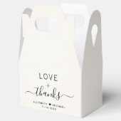 シックな愛と感謝していクリーム結婚ズ フェイバーボックス (オープン)