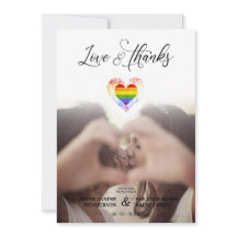 シックな愛とLGBT感謝していレインボープライドハート写真