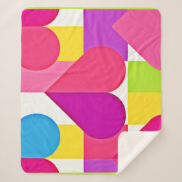 シックな愛のエレガンス:ロマンチックな至福 シェルパブランケット