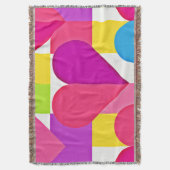 シックな愛のエレガンス：ロマンチックな至福 スローブランケット (正面縦)