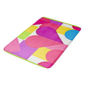 シックな愛のエレガンス:ロマンチックな至福 バスマット (アングル)