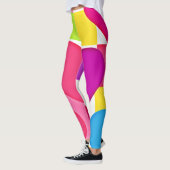 シックな愛のエレガンス:ロマンチックな至福 レギンス (左)