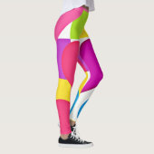 シックな愛のエレガンス:ロマンチックな至福 レギンス (右)