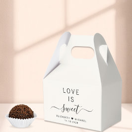 シックな愛は甘いクリーム結婚ズ フェイバーボックス