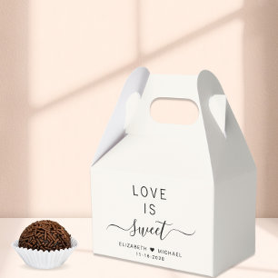 シックな愛は甘いクリーム結婚ズ フェイバーボックス