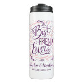 シックな手でレタ最高のーされた友よパーソナライズされたり タンブラー (正面)