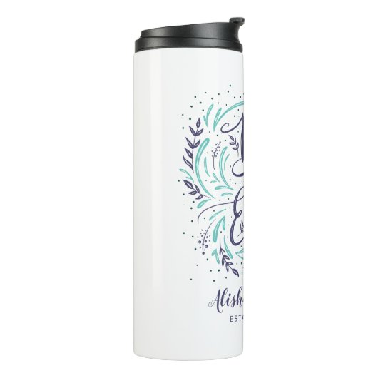 シックな手でレタ最高のーされた友よパーソナライズされたり タンブラー (回転左)