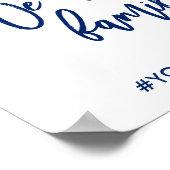 シックな手でレタ結婚ーの座席を選択してください ポスター (角)