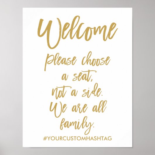 シックな手でレタ結婚ーの座席を選択してください ポスター (正面)