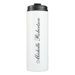 シックな手書き白黒シンプルなミニマル タンブラー