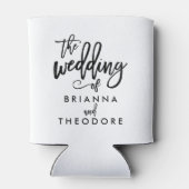 シックな手結婚でレタ食べーのドリンク結婚したビー 缶クーラー (裏面)