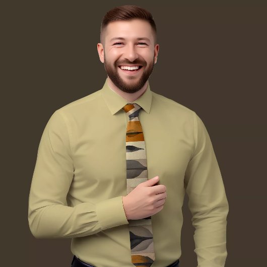 シックな抽象デザインパターンタイ ネクタイ