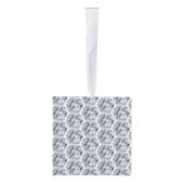 シックな抽象芸術ダイヤモンド キューブオーナメント (右)