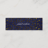 シックな斑模様の模様 スキニー名刺 (正面)