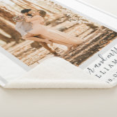 シックな新婚ミセス結婚ズの写真 シェルパブランケット (3/4)