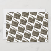 シックな映画ナイトシネマウォッチパーティー子供の誕生日 招待状 (裏面)