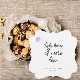 シックな書道が家に帰って愛結婚の フェイバータグ