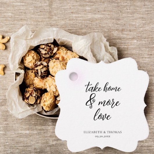 シックな書道が家に帰って愛結婚の フェイバータグ