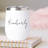 シックな書道スクリプトモノグラム