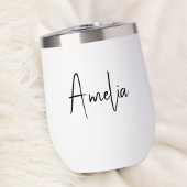 シックな書道スクリプトモノグラム