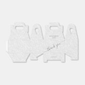 シックな書道台本ありがとう フェイバーボックス (折り畳みなし)