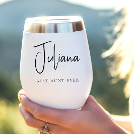 シックな最高のおばさん書のスクリプトモノグラム