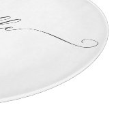 シックな最高のブリーデスメイドエバー名前をカスタムするスクリプト カッティングボード (角)