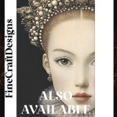 シックな架空のクイーンプリンセス女性BG6デコページ 薄葉紙