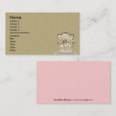 シックな椅子の名刺 名刺 (正面/裏面)