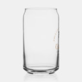 シックな歯科学校カスタム歯科医科卒業 ガラス缶 (右)