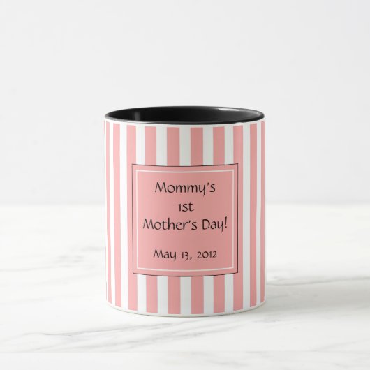 シックな母の日のマグ マグカップ (中央)