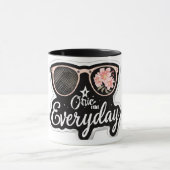シックな毎日のマグカップ | サングラススタイリッシュコーヒーカップ マグカップ (中央)