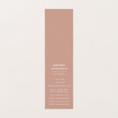 シックな水のカラーホワイトとバラ金ゴールドゲート 名刺 (内部フラット)