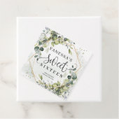 シックな水の色の緑と金ゴールドフレーム甘い16th フェイバータグ (インサイチュ)