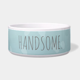 シックな水の色をパーソナライズグラデーション ボウル