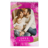 シックな水の色カスタムの写真2022家族 カレンダー (カバー)