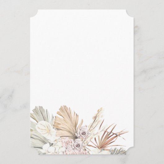 シックな水の色図解入りの、写真付きののタイムラ結婚イン プログラム (裏面)