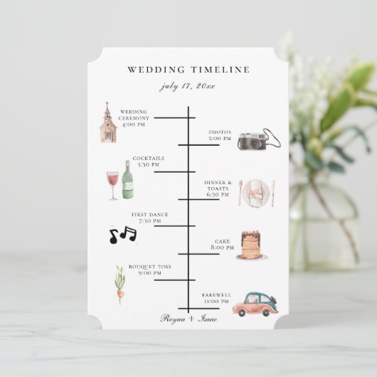 シックな水の色図解入りの、写真付きののタイムラ結婚イン プログラム (スタンド正面)