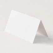 シックな水カラー赤面ピンクローズ 名刺 (裏面)