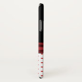 シックな水玉模様とボウiPhone Xケース Case-Mate iPhoneケース (裏面/右)