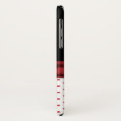 シックな水玉模様とボウiPhone Xケース Case-Mate iPhoneケース (裏面/左)