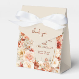 シックな水色の花紅葉銅赤面 フェイバーボックス