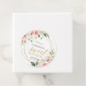 シックな水色の赤面花金ゴールドセージ甘い16th フェイバータグ (インサイチュ)