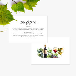 シックな水色スクリプト結婚の詳細カード サンキューカード