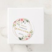 シックな水色赤面フローラ金ゴールドセージキンセアニェラ フェイバータグ (インサイチュ)