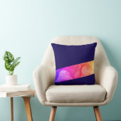 シックな波カラフル：飾り枕 クッション (椅子)