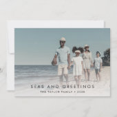 シックな海と挨拶の年レビュー2写真 シーズンカード (正面)